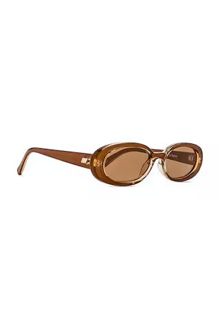 Le Specs Outta Love Sunglasses in Caramel from Revolve.com | Revolve Clothing (Global)