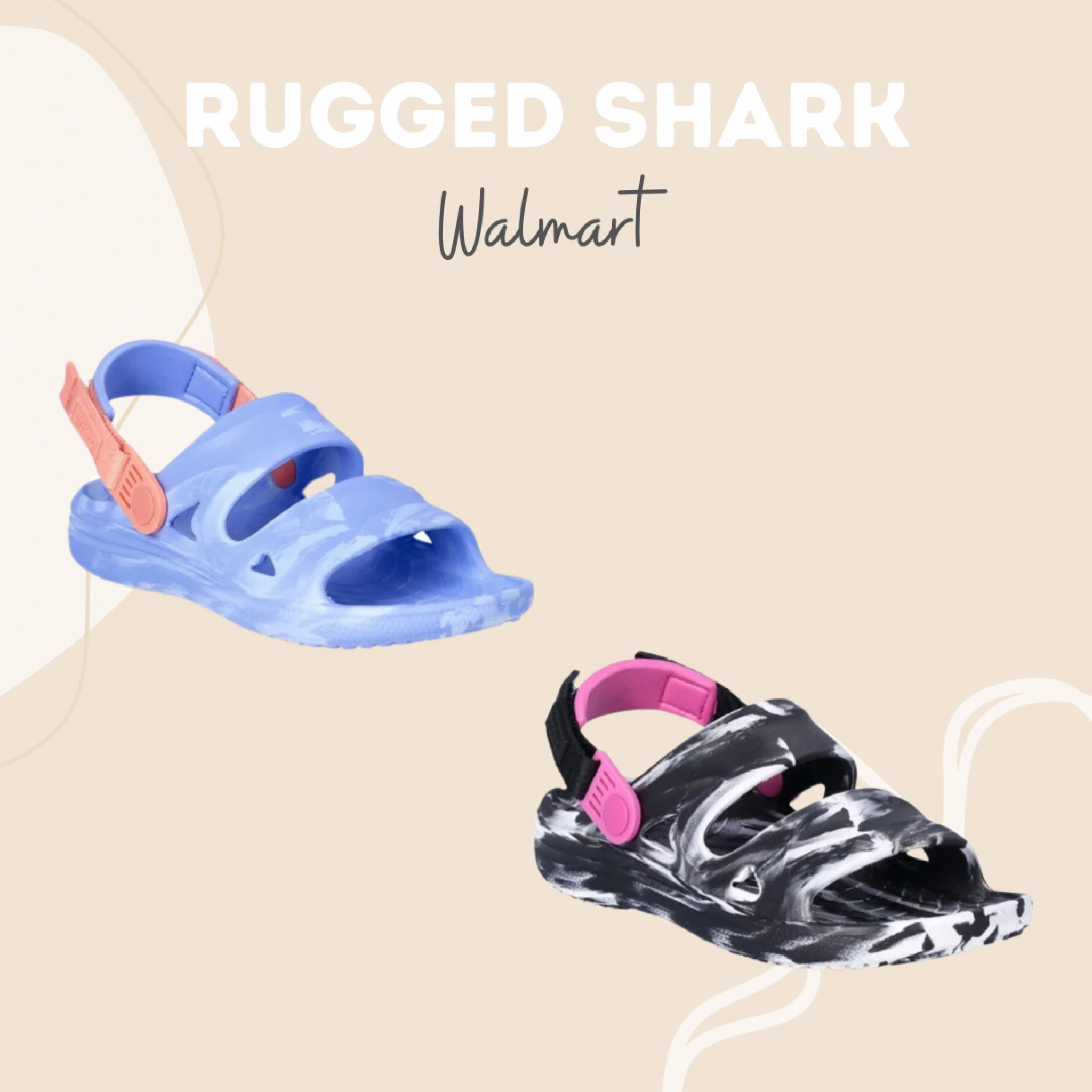 Rugged Shark Sandals!