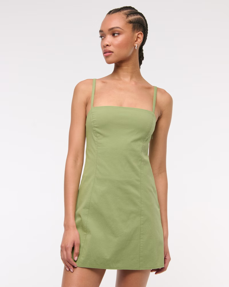 Women's Seamed Stretch Skort | Women's Dresses & Jumpsuits | Abercrombie.com | Abercrombie & Fitch (US)