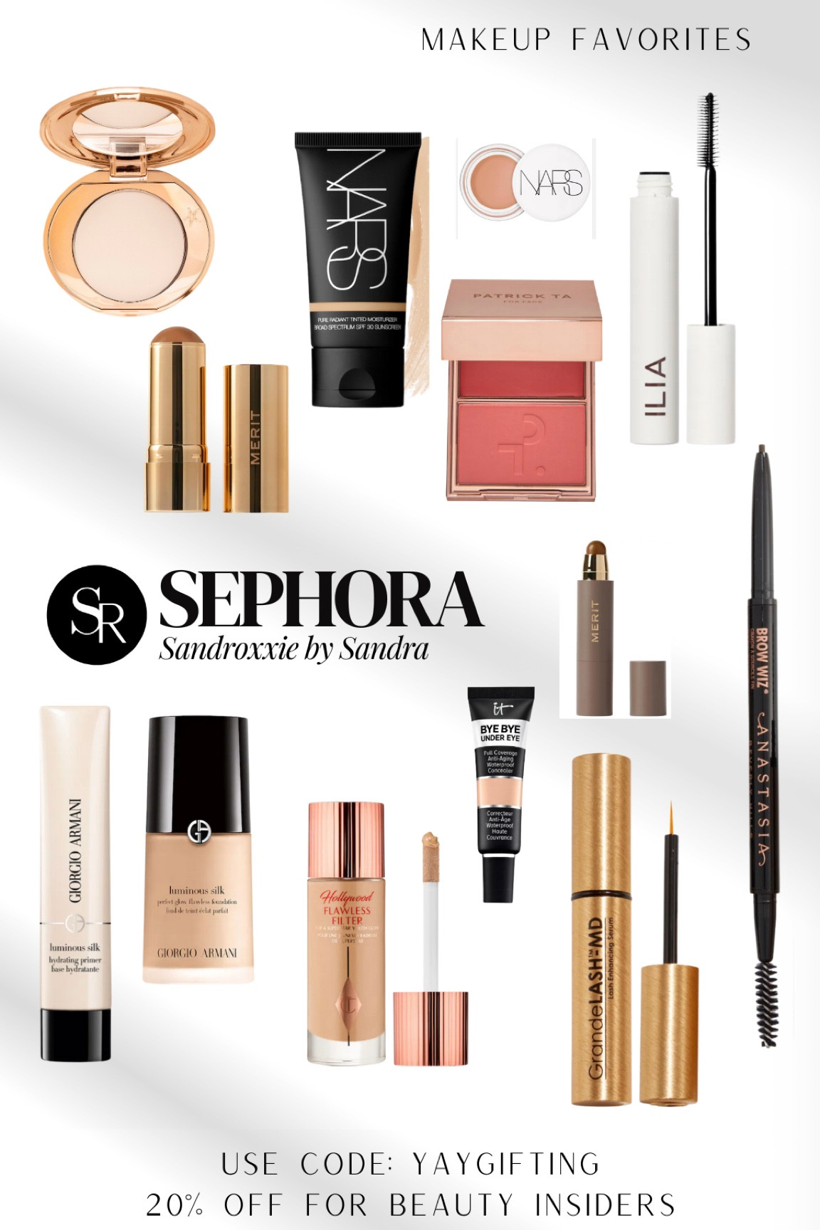 SALE ALERT: Sign up for free to become a beauty insider. Use code YAYGIFTING for 29% off 

xo, Sandroxxie by Sandra
www.sandroxxie.com | #sandroxxie


#LTKbeauty #LTKGiftGuide #LTKsalealert