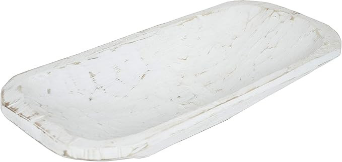 Wood Dough Bowl - White | Amazon (US)