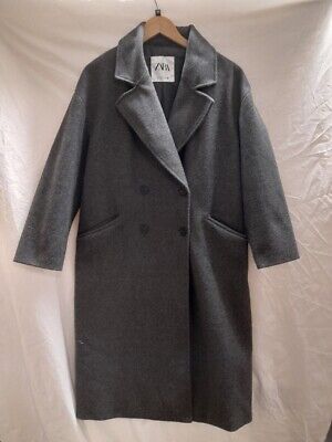 Ladies Zara Grey Formal Trench Coat UK Size 10 (EU Size 38) - CG E05 | eBay UK