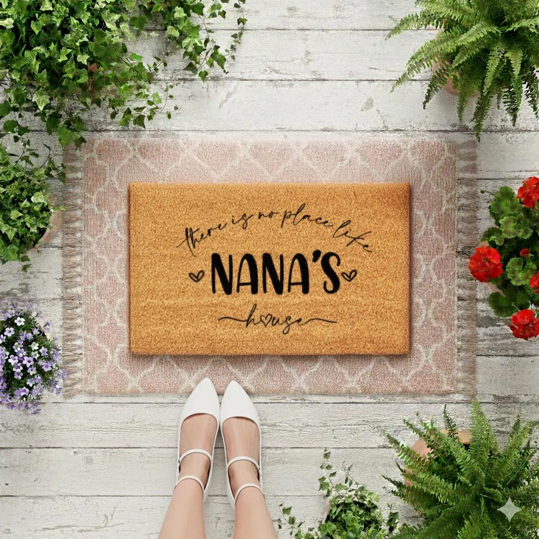 Home Decor - Nana Papa Doormat - Housewarming - Grandparents Welcome Door Mat - Personalized Door... | Etsy (US)