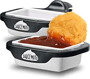 Saucemoto Dip Clip | An in-car sauce holder for ketchup and dipping sauces. As seen on Shark Tank... | Amazon (US)