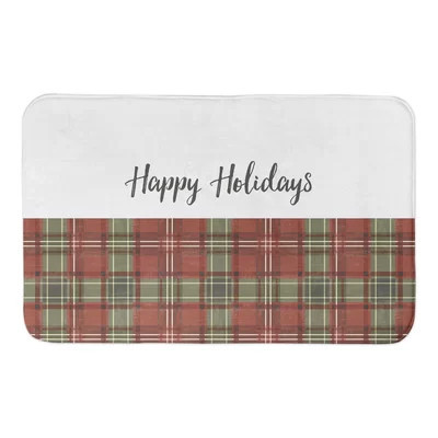 Degraw Happy Holidays Bath Rug | Wayfair North America