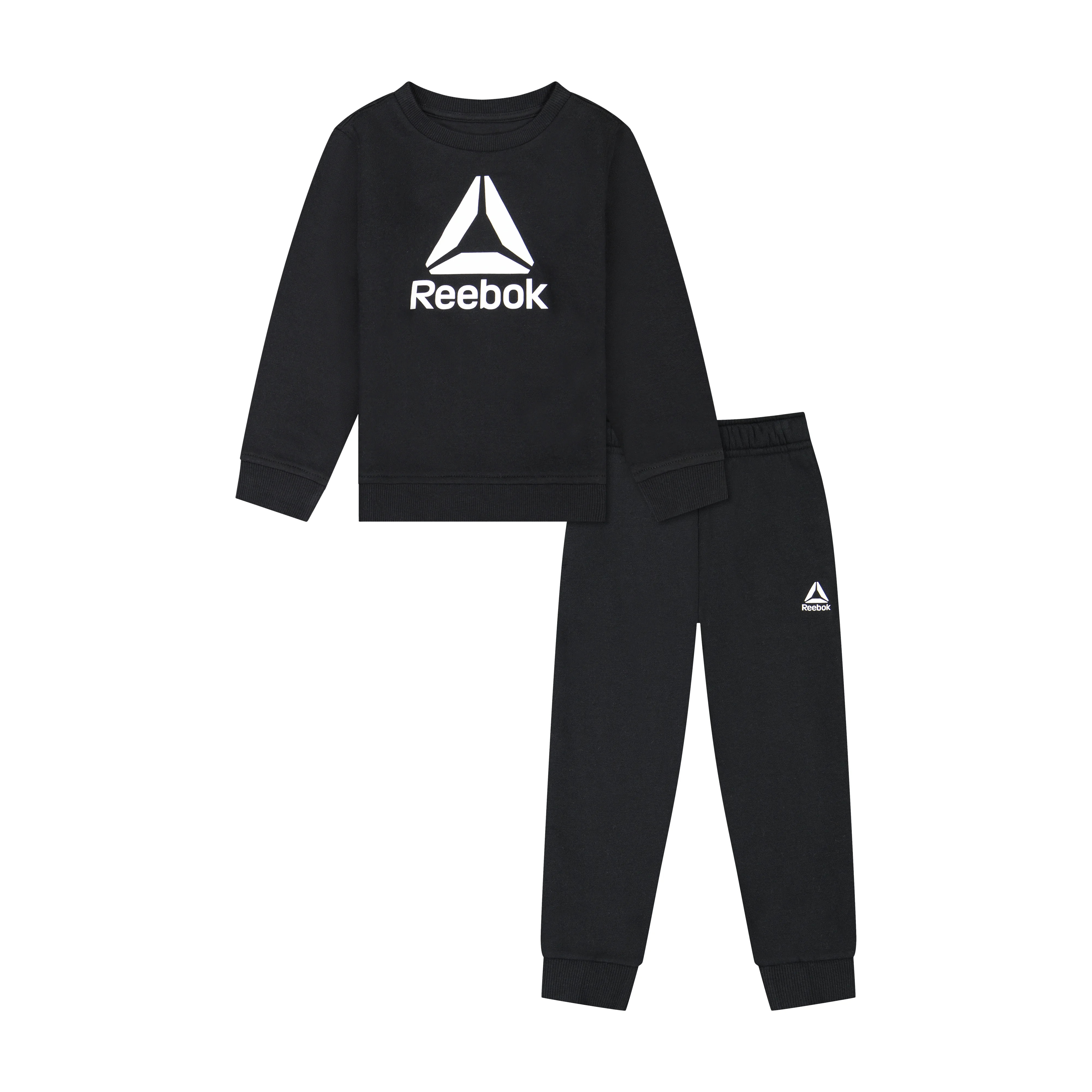 Reebok Toddler Fleece Crew and Jogger Set, 2-Piece, Sizes 12M-5T | Walmart (US)