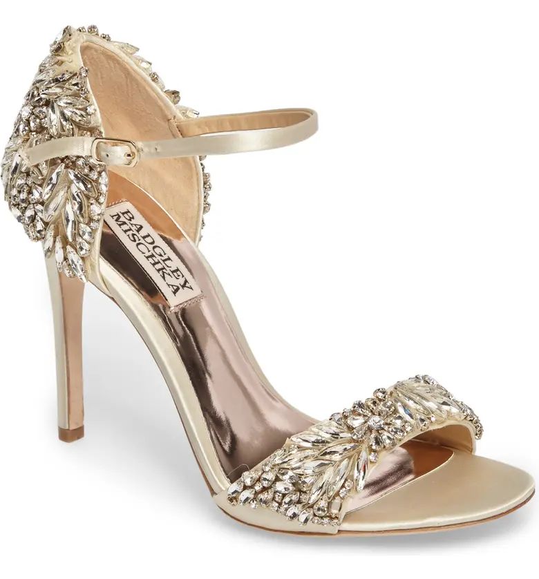 Badgley Mischka Collection Tampa Ankle Strap Sandal | Nordstrom | Nordstrom