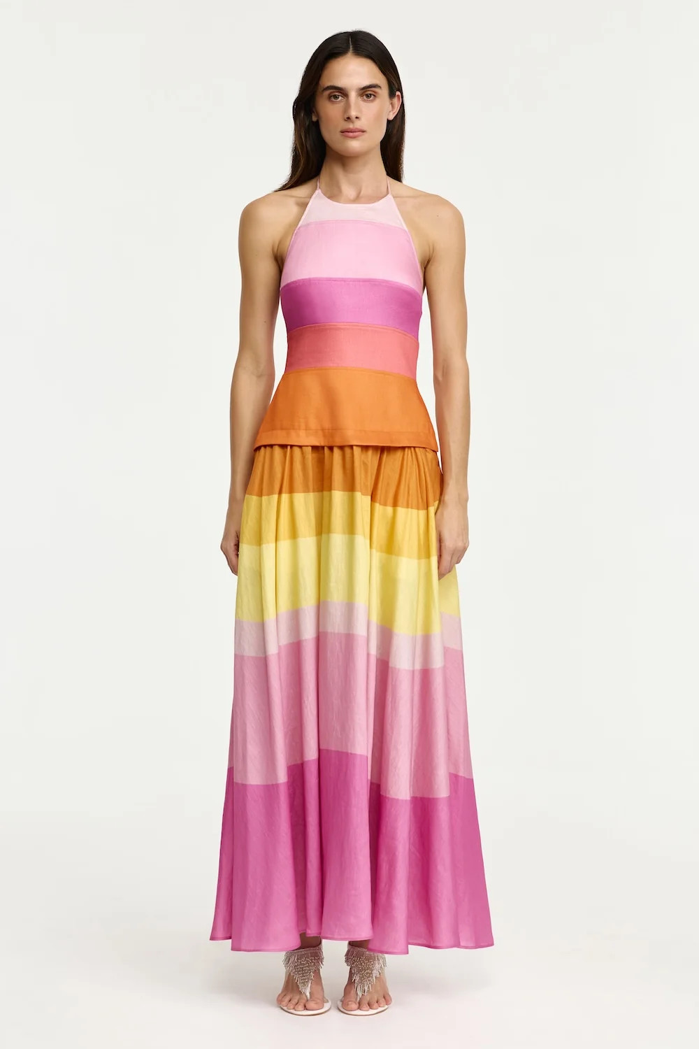 Rourke Maxi Dress in Gelati Mix | Acler