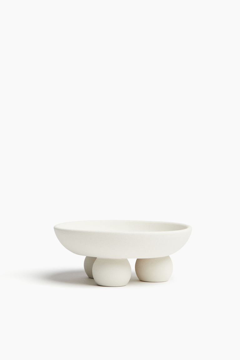 Small Stoneware Bowl - White - Home All | H&M US | H&M (US + CA)