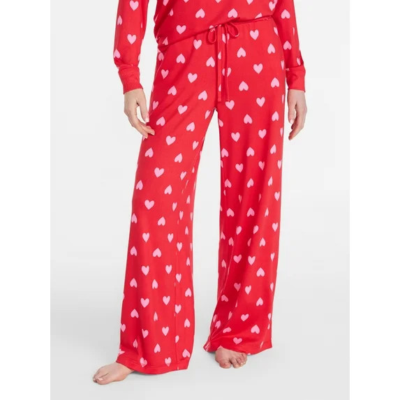 Joyspun Women's Cozy Lounge Collection Hacci Knit Sleep Pants, 29.5'' Inseam, Sizes XS-3X | Walmart (US)