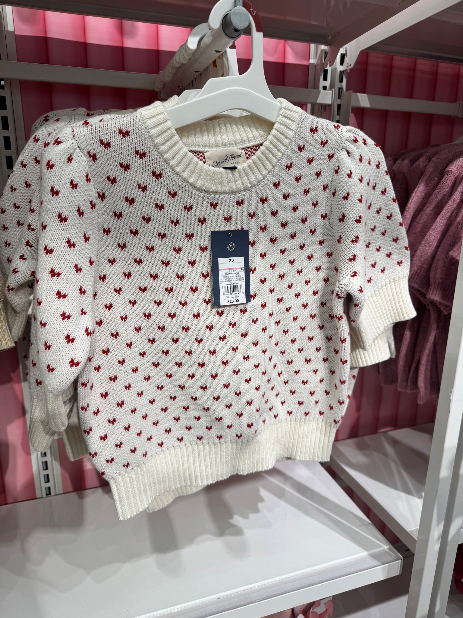 100% cotton short sleeve sweater perfect for Valentine’s Day! Pair it with some dark wash wide leg jeans and your favorite red slim sneakers for the perfect Valentine’s Day outfit!



#LTKValentine #LTKOver40