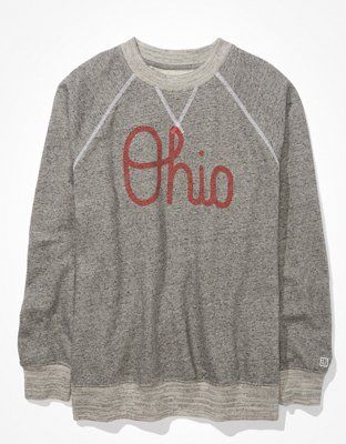 Tailgate Women's OSU Buckeyes Oversized Fleece Sweatshirt | American Eagle Outfitters (US & CA)