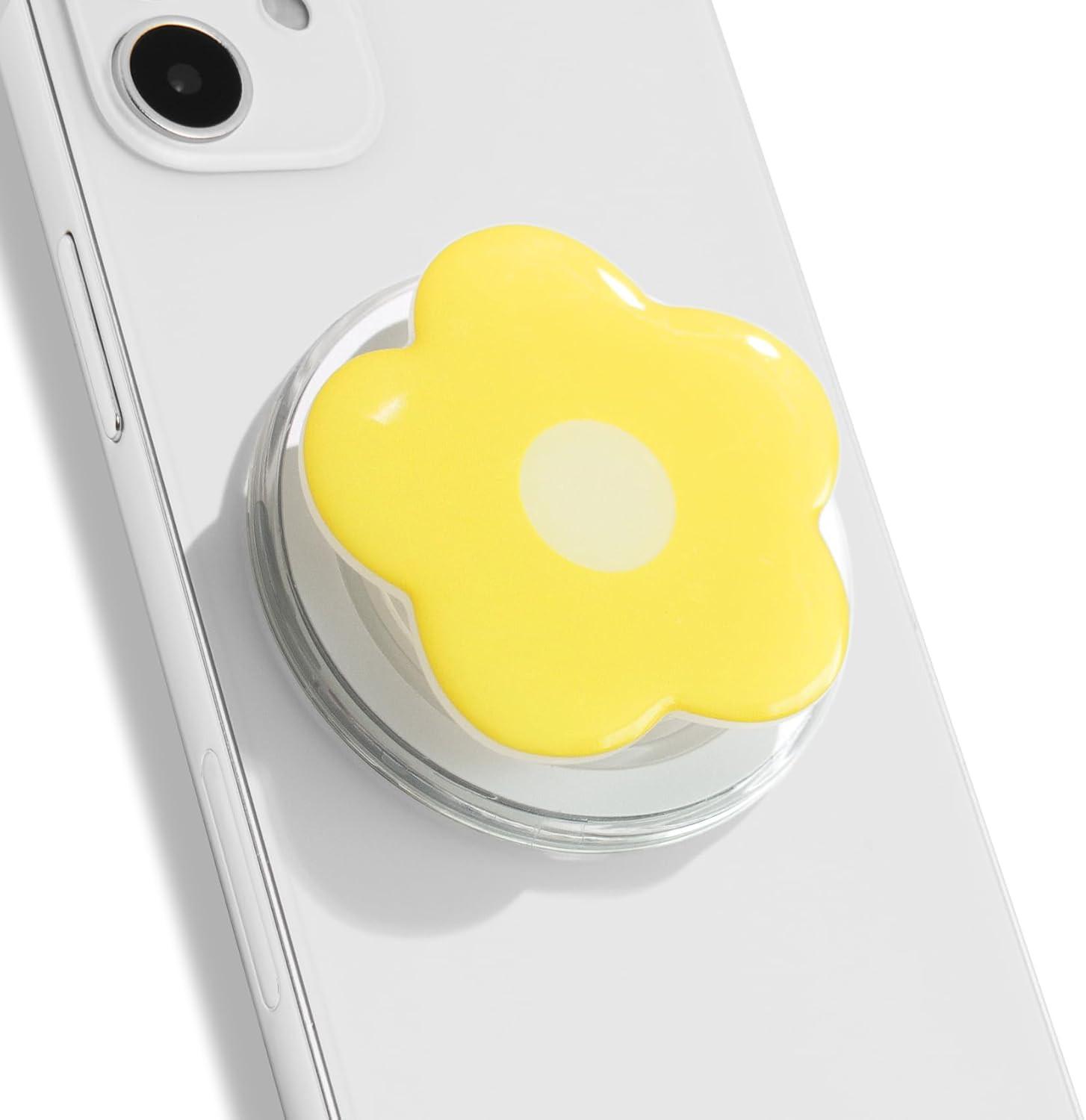 OnTheGrip Compatible with Magsafe Magnetic Authentic Cute Solid Color Daisy Flower Design Collaps... | Amazon (US)