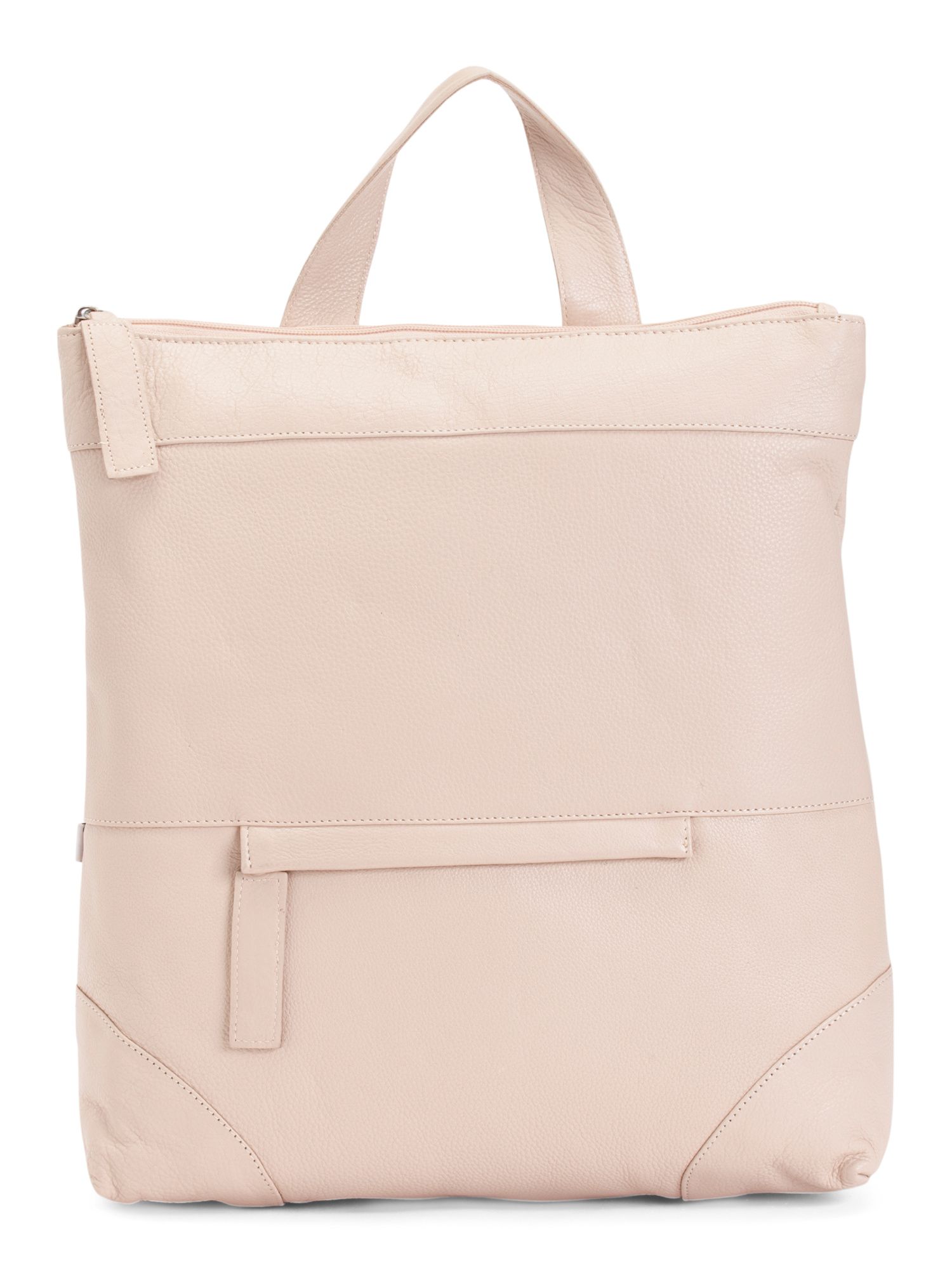 Leather Large Top Handle Backpack | TJ Maxx