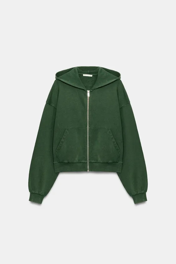 FADED ZIP SWEATSHIRT | Zara DE