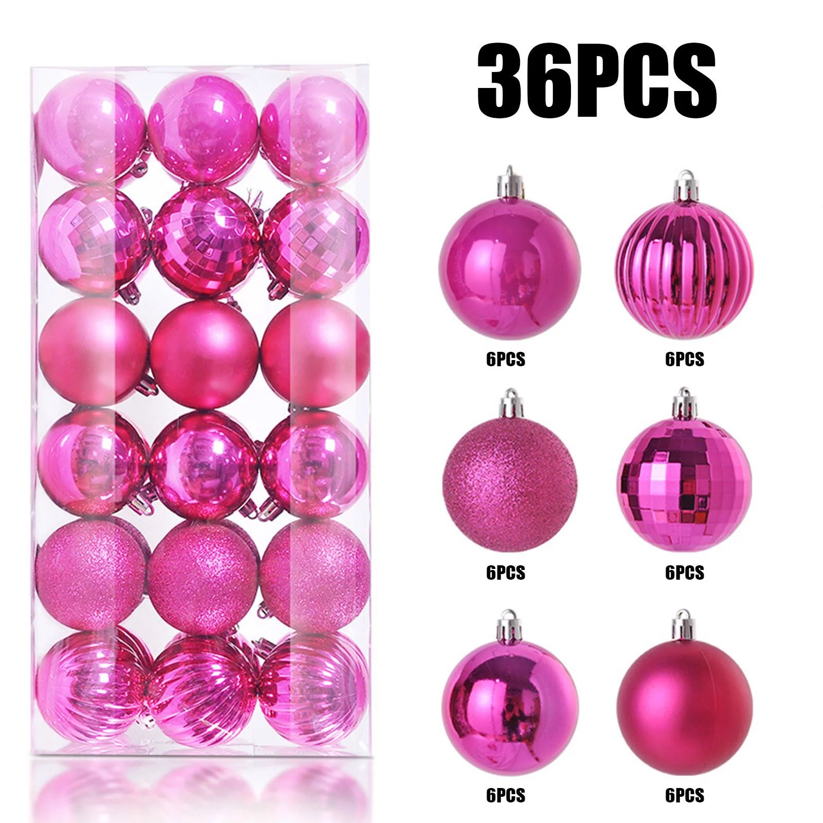 Menrkoo Christmas Decorations 36Pcs Christmas Xmas Tree Ball Bauble Hanging Home Party Ornament D... | Walmart (US)