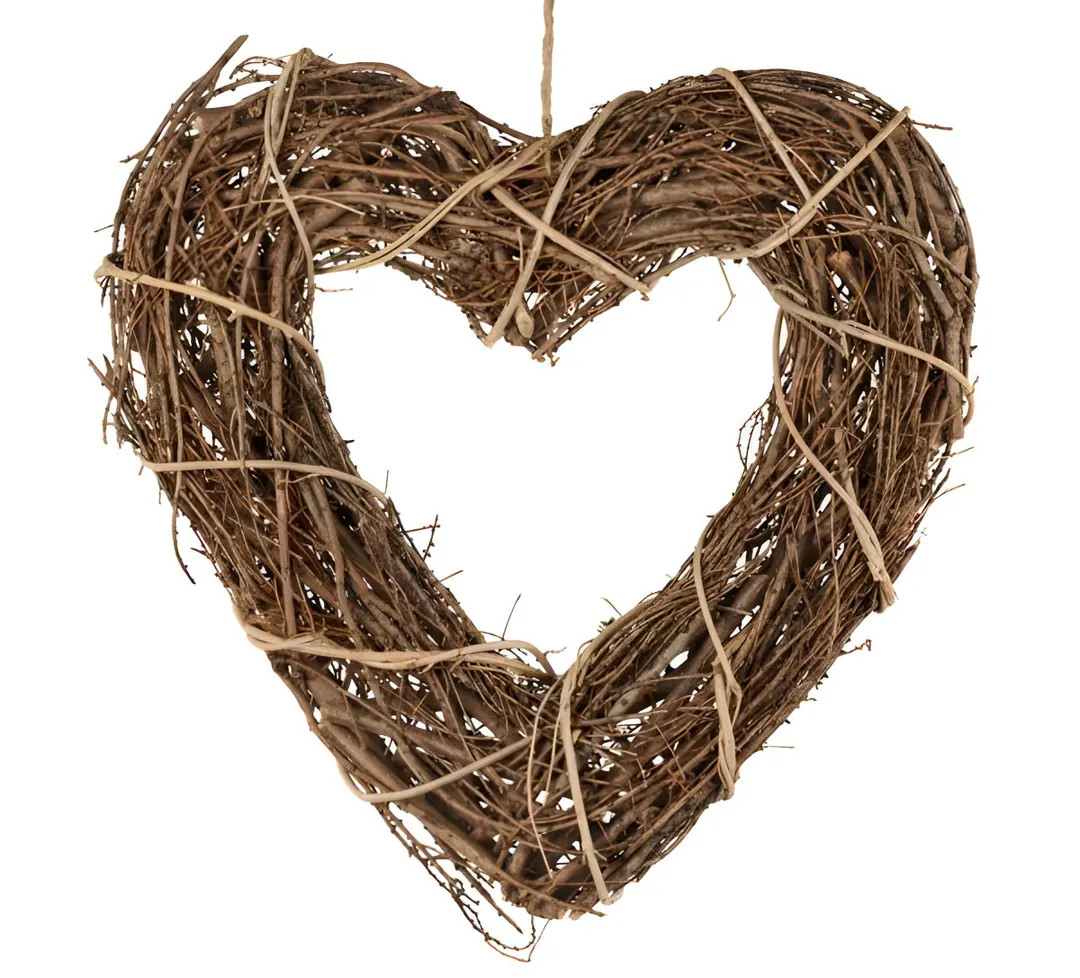 Heart Shaped Vine Wreath Form Wreath Base Valentines Day Wreath Nanmu Wood and Pine Choose 12 16 ... | Etsy (US)