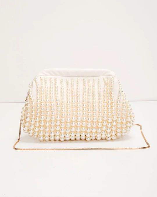 Everlasting Love Pearl Embellished Clutch | VICI Collection