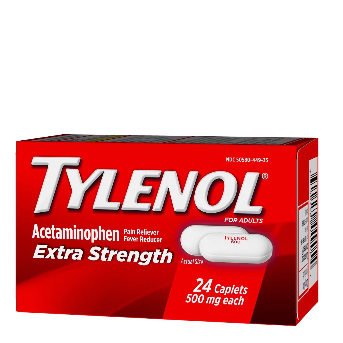 Tylenol Extra Strength Pain Reliever and Fever Reducer Caplets - Acetaminophen | Target