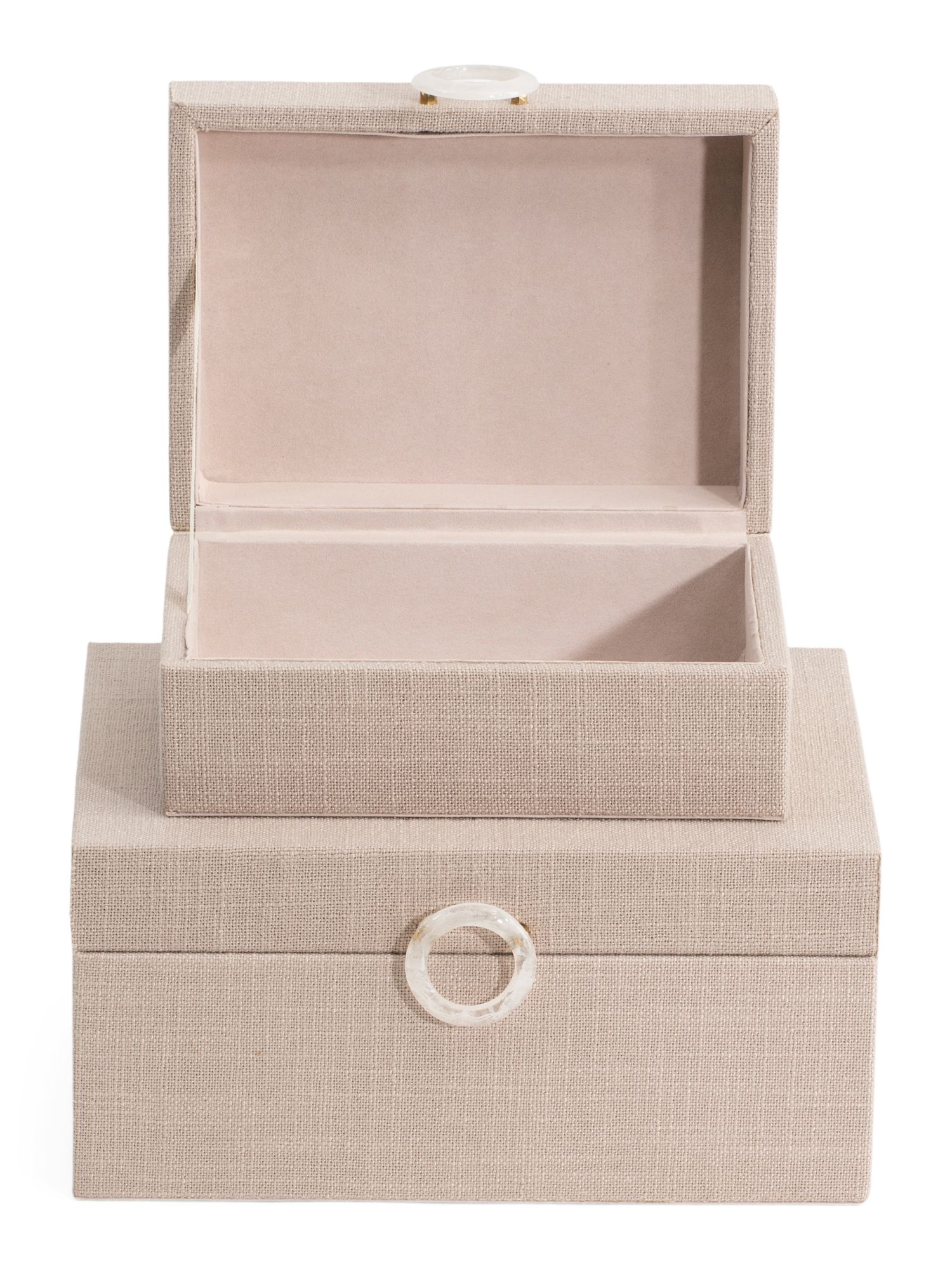 Set Of 2 Boxes With Ring Clasp | TJ Maxx