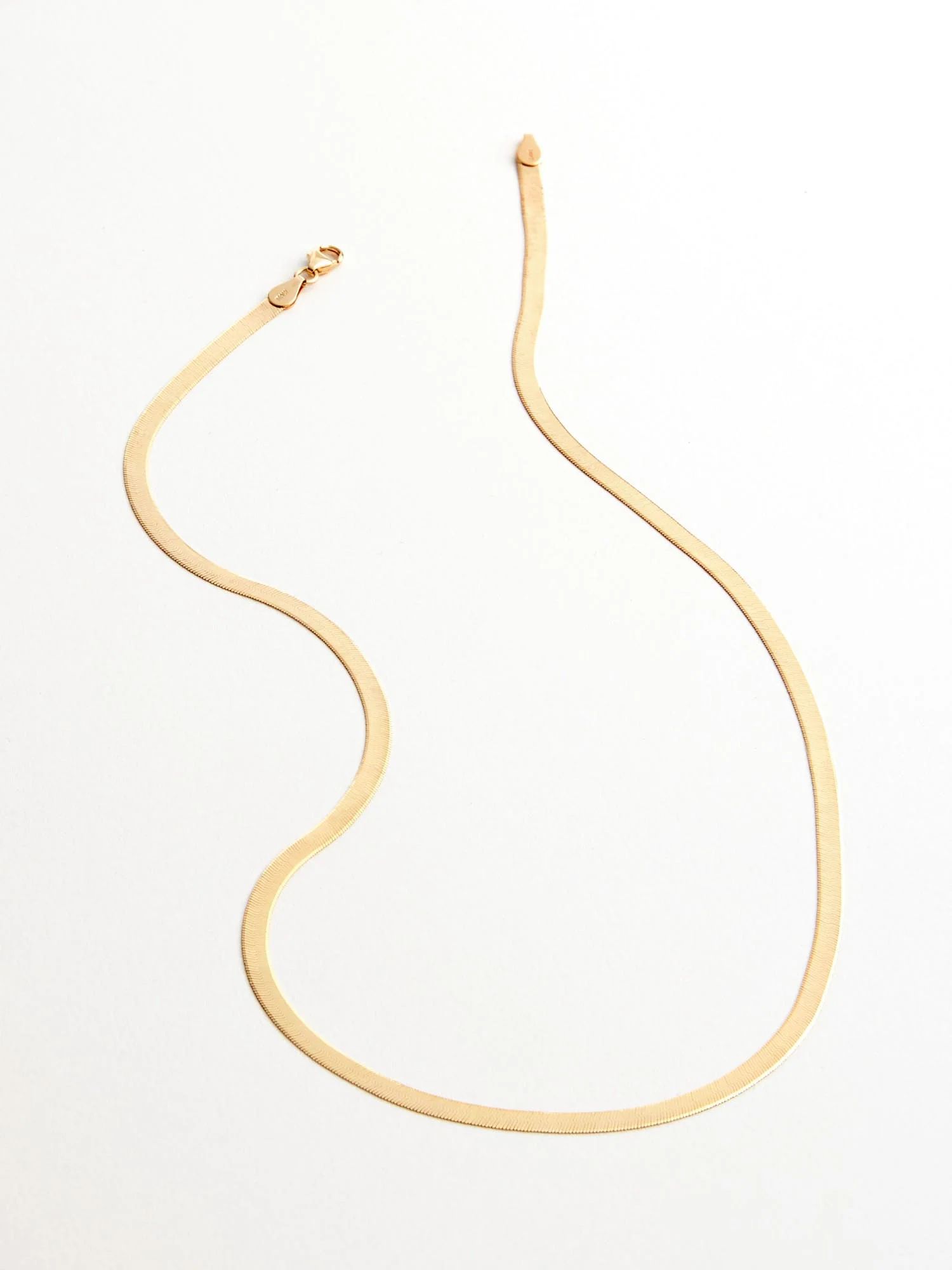 Gold Herringbone Chain | Italic