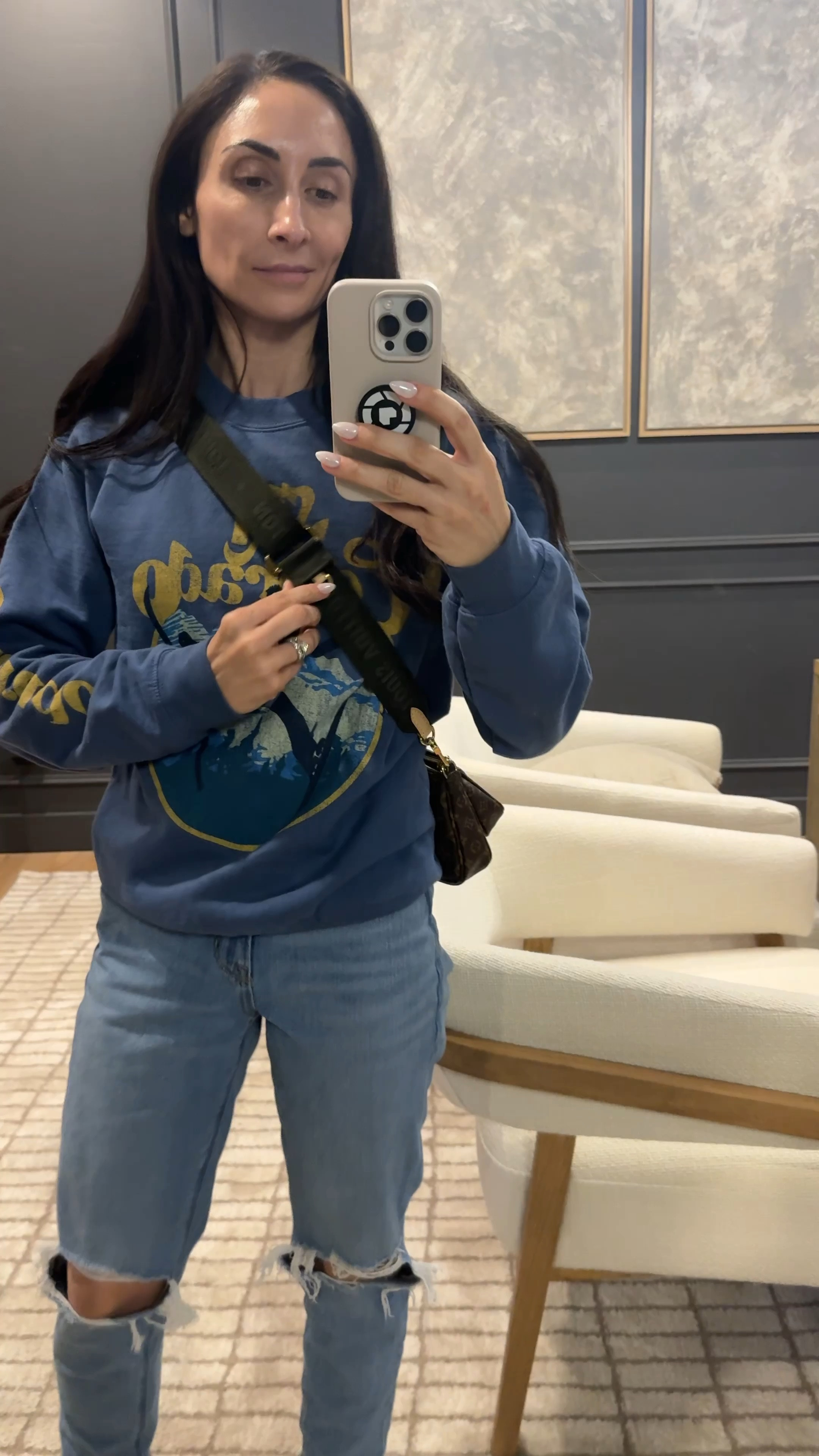 Super casual and I love it. My sweatshirt is currently on sale!

Colorado graphic sweatshirt-Nordstrom-budget friendly jeans-American Eagle-uggs- look for less 

#LTKSeasonal #LTKStyleTip