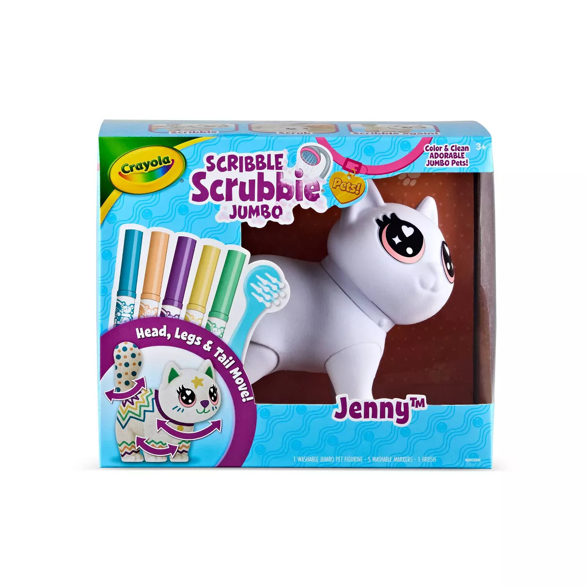Crayola Scribble Scrubbie Jumbo Pet Cat- Jenny | Target