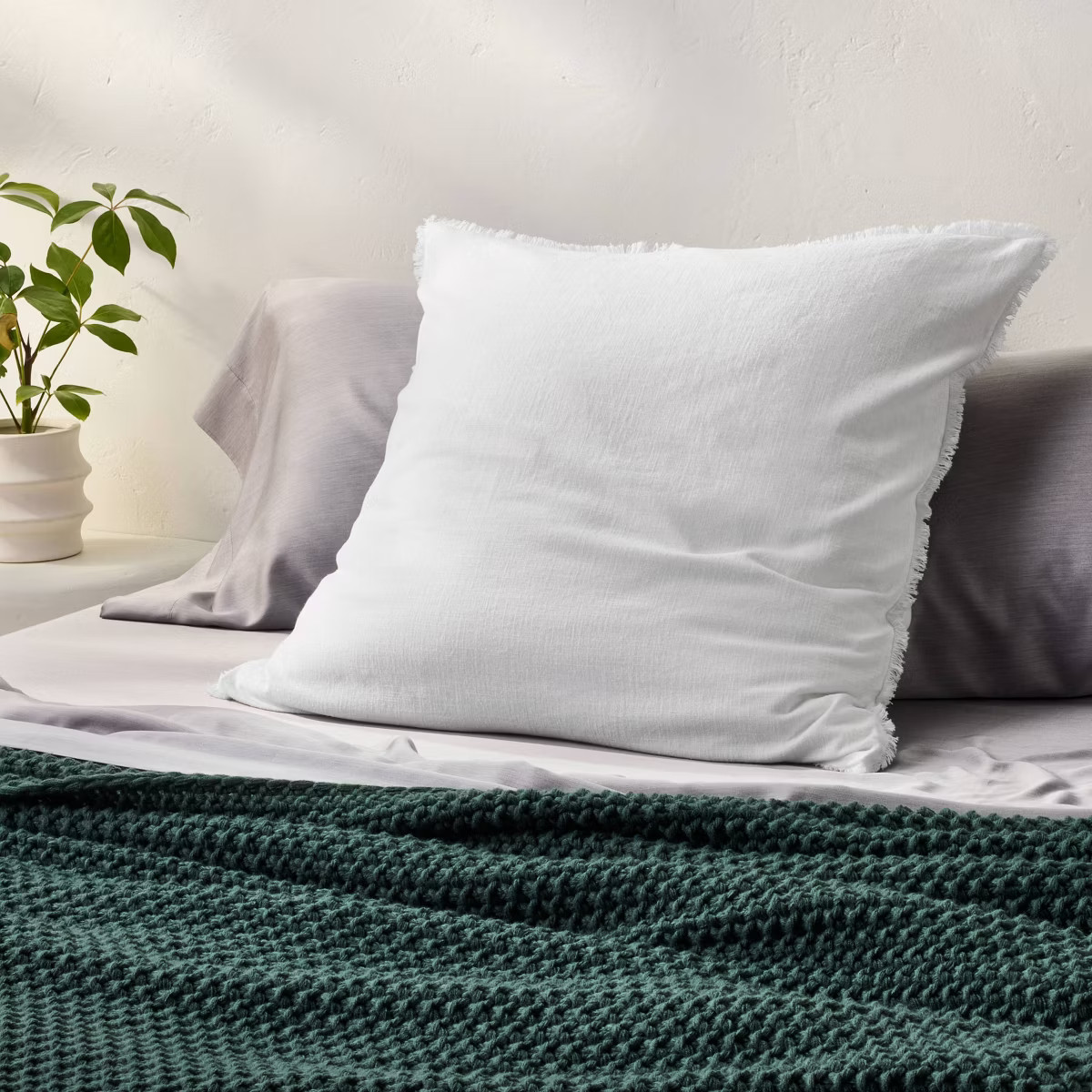 Euro Heavyweight Linen Blend Throw Pillow - Casaluna™ | Target