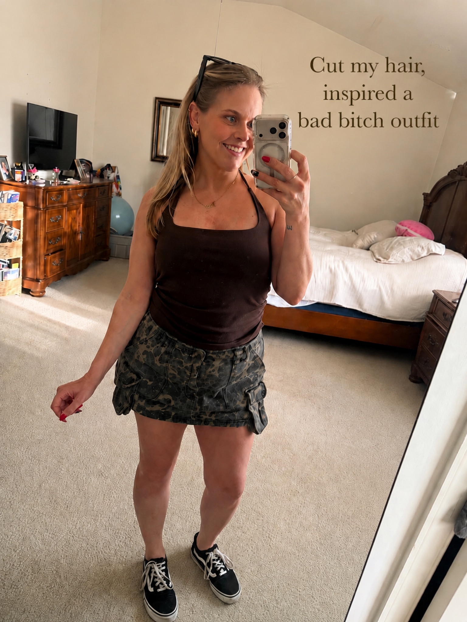 Cut my hair and suddenly had to put together a whole new outfit 😌🤎

This buttery-soft Target halter is a staple and on sale for only $10 (I bought 4 colors 🤭)
& the Amazon cargo skirt is such a vibe this summer. Casual, comfy, & still hot girl 🔥 

#LTKStyle #LTKWomens #LTKsummer #LTKUnder25 #TargetStyle #TargetFinds #TargetFashion #AmazonFashion #AmazonFinds #CasualStyle #EverydayStyle #SummerStyle #MiniSkirtStyle #CargoSkirt #HalterTop #AffordableFashion #SummerOutfit #SummerOutfitinspo #FashionFinds #WeekendOutfit #Under10

#LTKootd #LTKMidsize #LTKSaleAlert