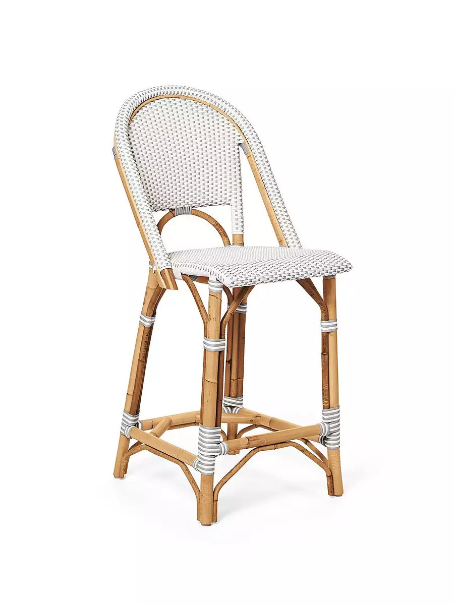 Riviera Rattan Bar & Counter Stools | Serena and Lily