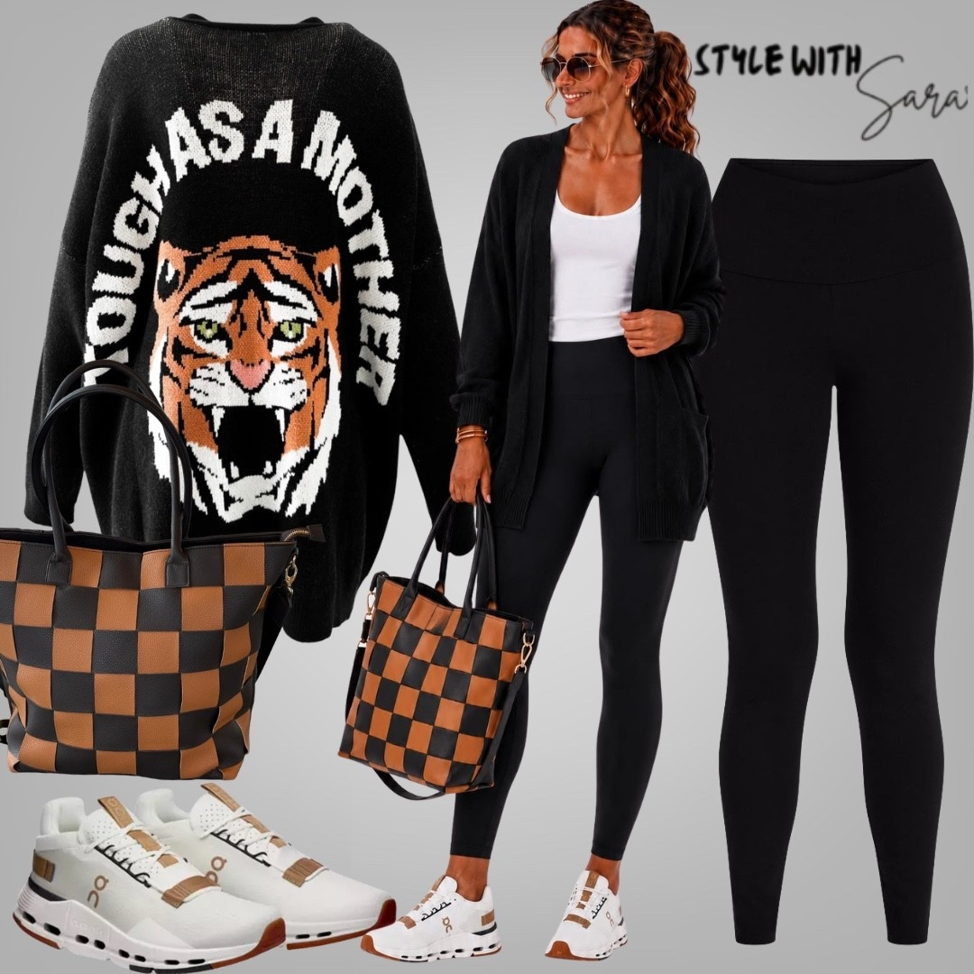 When On sold out of these and I found a place with the cognac colors!!! Instant had to create this outfit with the cutest cardigan for Fall and those on the go outfits.

#LTKootd #LTKdayinmylife #LTKmomlife