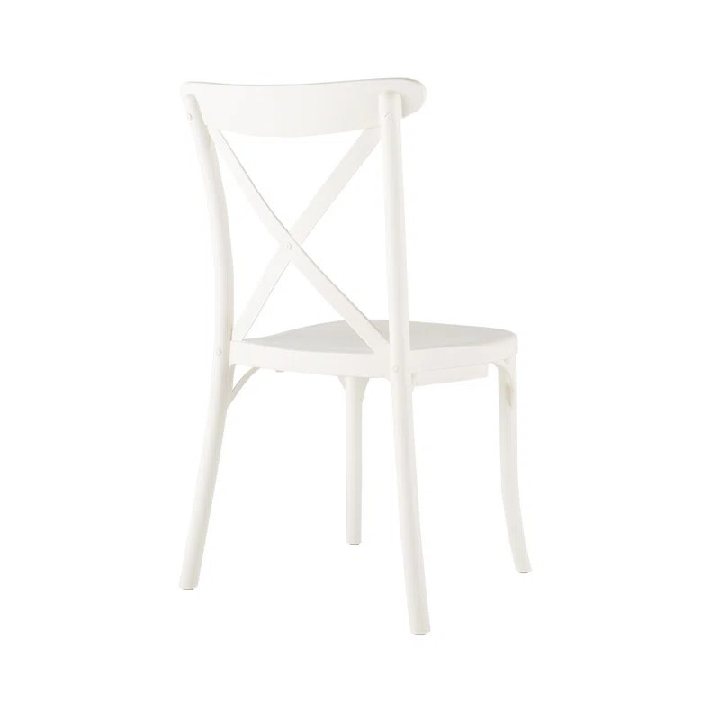 Guthbrand Cross Back Stacking Side Chair (Set of 2) | Wayfair Professional