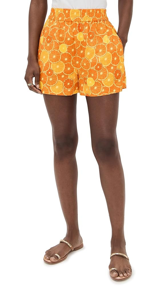 Women's Orange Elissa Shorts | Amazon (US)