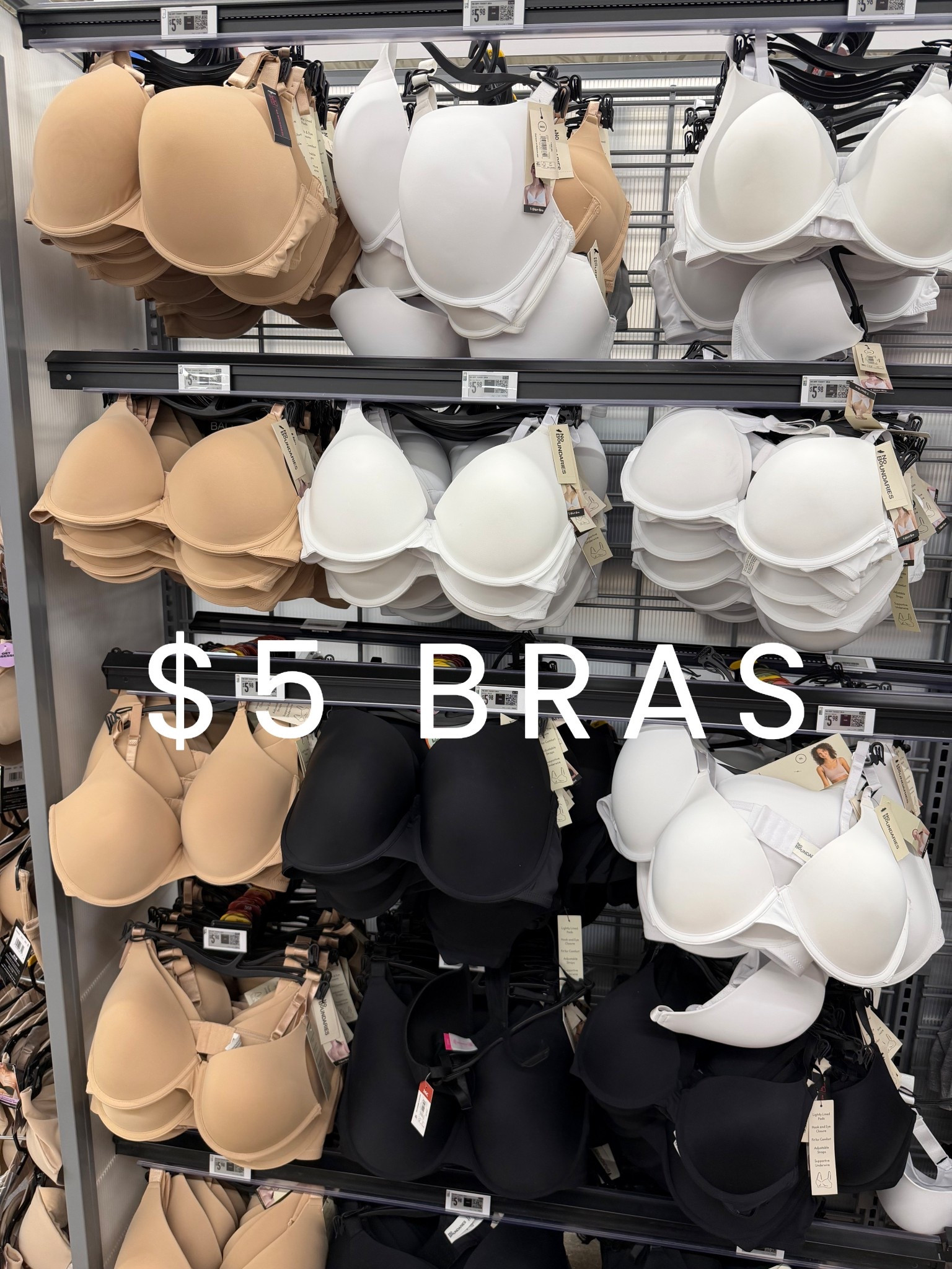 $5 walmart bras
