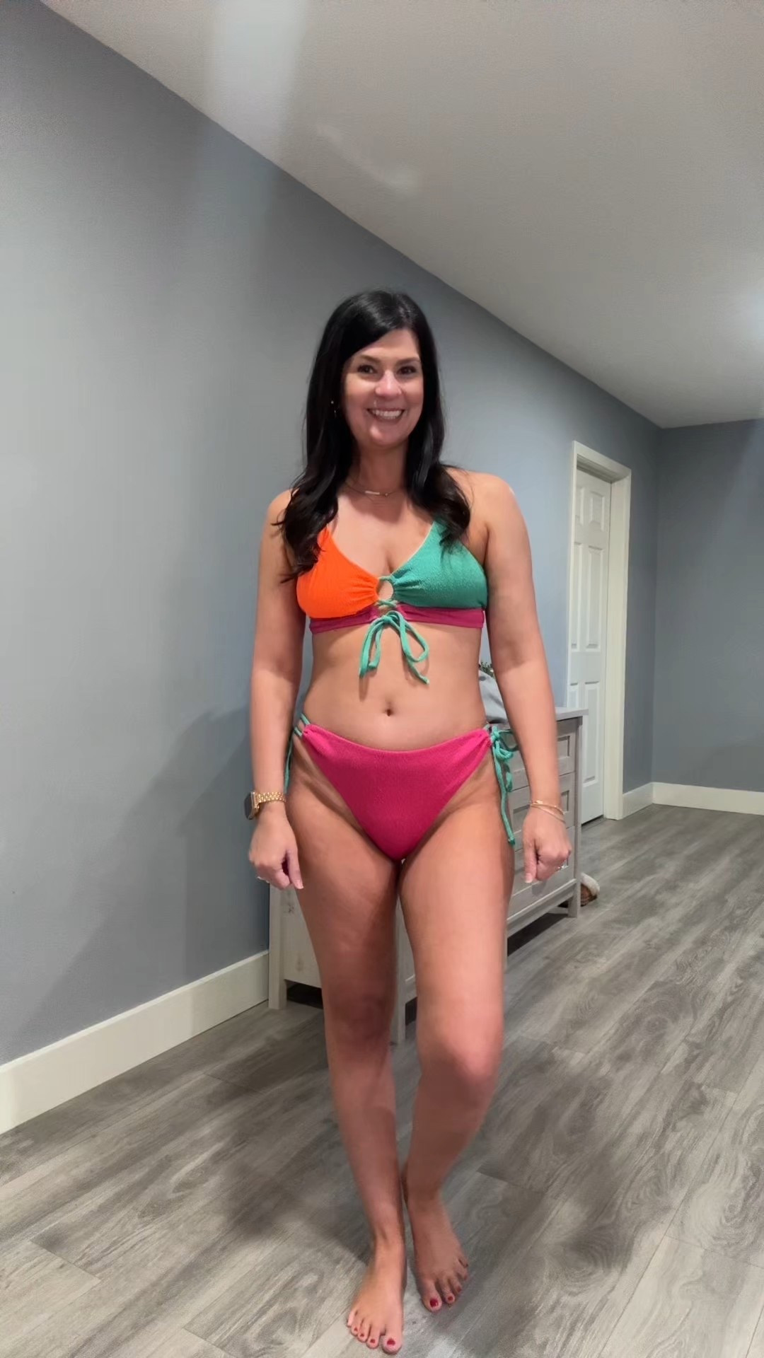 Sharing another swimsuit, dreaming I’m back at the beach. 
This suit is so soft, and the color blocking is gorgeous!

#LTKSwim #LTKSeasonal #LTKActive