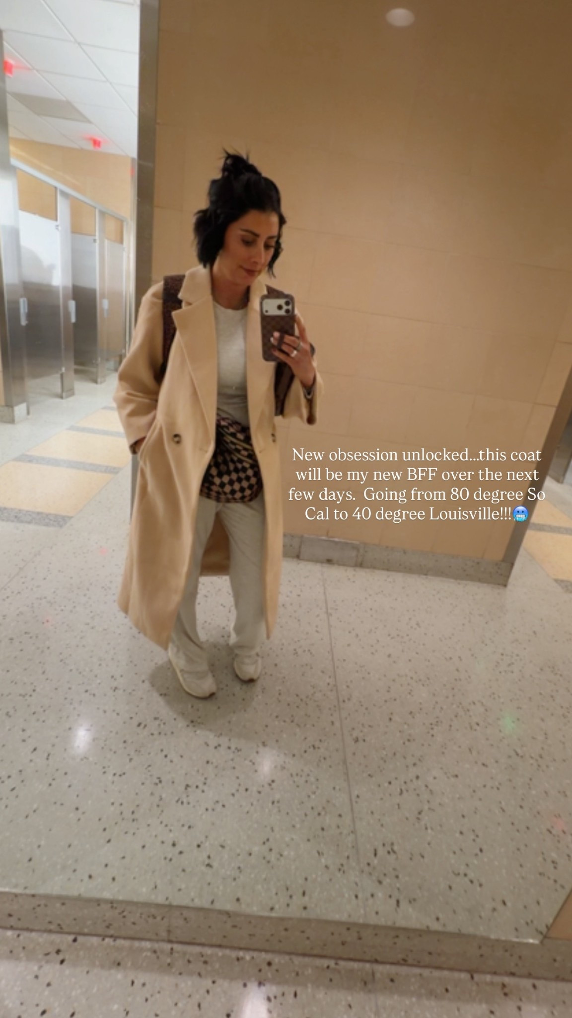 Early and LONG day of travel fit!  New obsession unlocked over this long coat 😍

#LTKTravel #LTKootd #LTKValentine