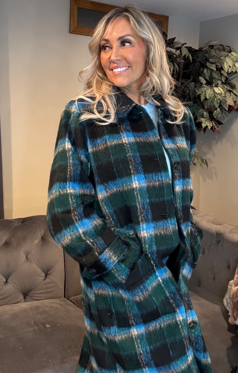 Free Assembly Woman’s Wool Blend Coat