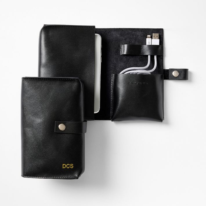 Graham Leather Travel Tech Organizer | Mark and Graham