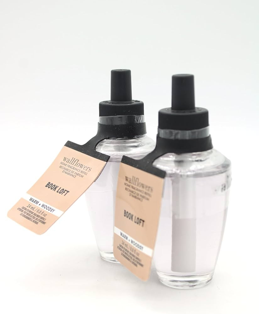 Book Loft, Bath and Body, Wallflowers Home Fragrance Refills, 0.8 fl oz each, 2 pack | Amazon (US)