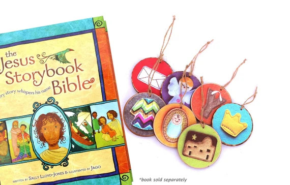 Wooden Children's Jesse Tree Ornaments  Corresponds with | Etsy | Etsy (US)