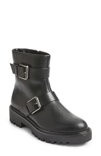 Nordstrom Macombs Water Resistant Moto Boot in Black at Nordstrom Rack, Size 8.5 | Nordstrom Rack