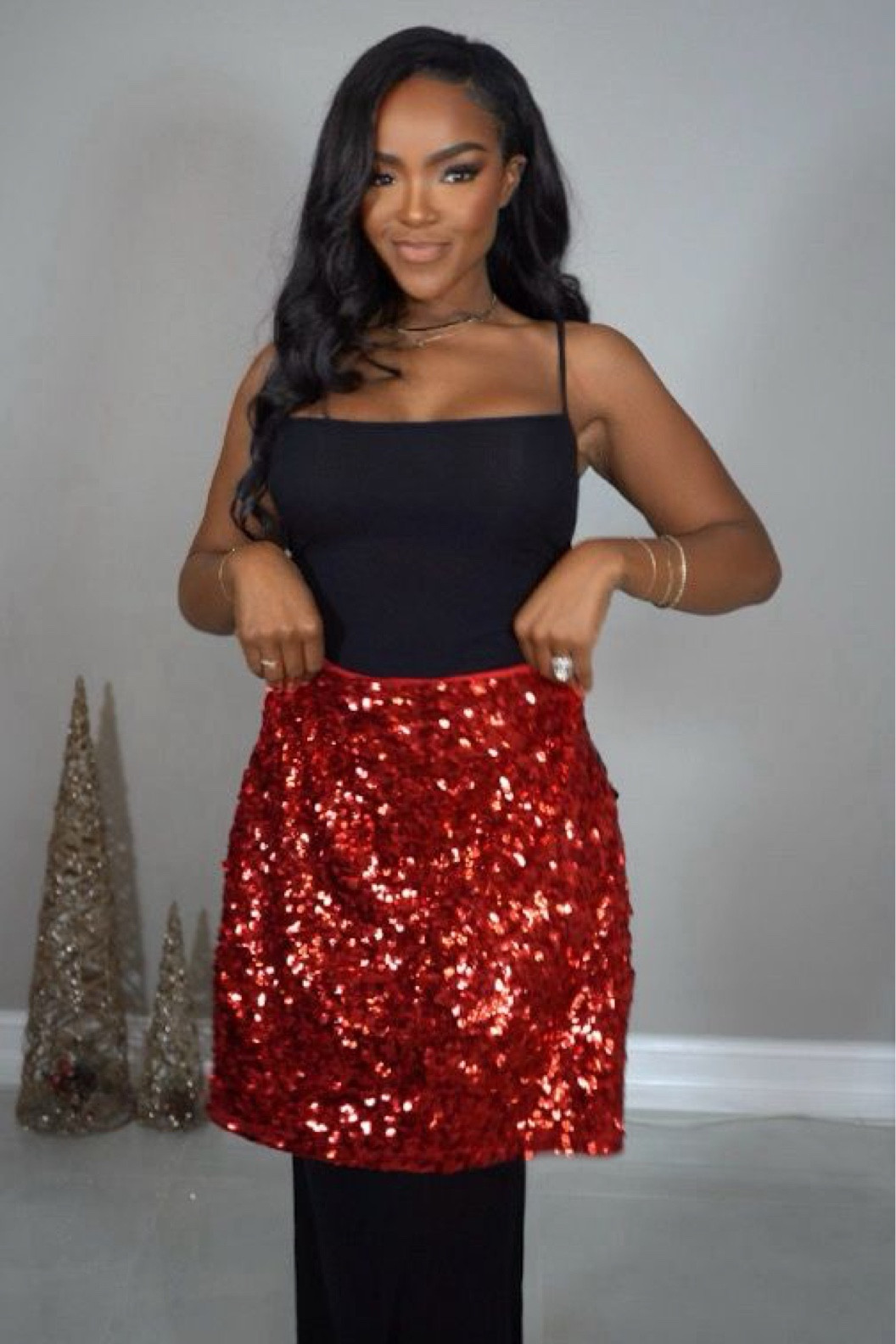 A red sequin mini skirt screams glamour and confidence. Style this statement piece in 4 ways and turn heads at every corner.

#LTKHoliday #LTKSeasonal #LTKparties
