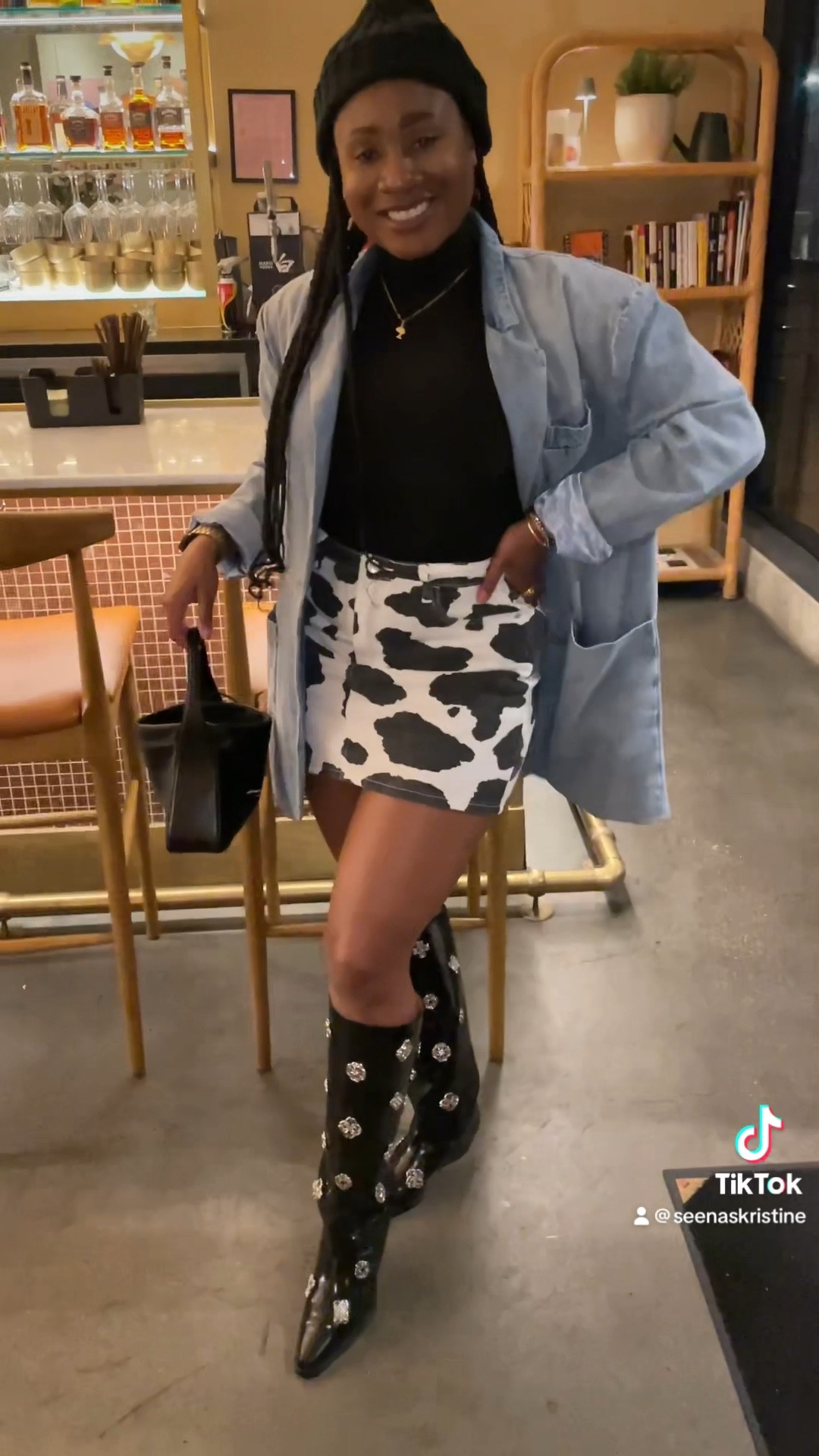 The print or the boots? 

#LTKSeasonal #LTKstyletip #LTKshoecrush