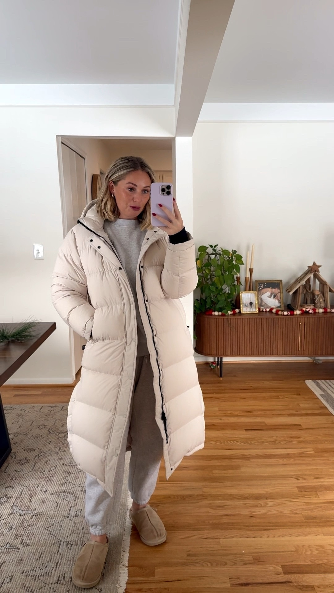 The super puff is on sale today!! The best winter coat you will ever have! I am wearing a L in color Matte Pearl and Modern Taupe. 

#LTKHoliday #LTKCyberWeek #LTKSaleAlert