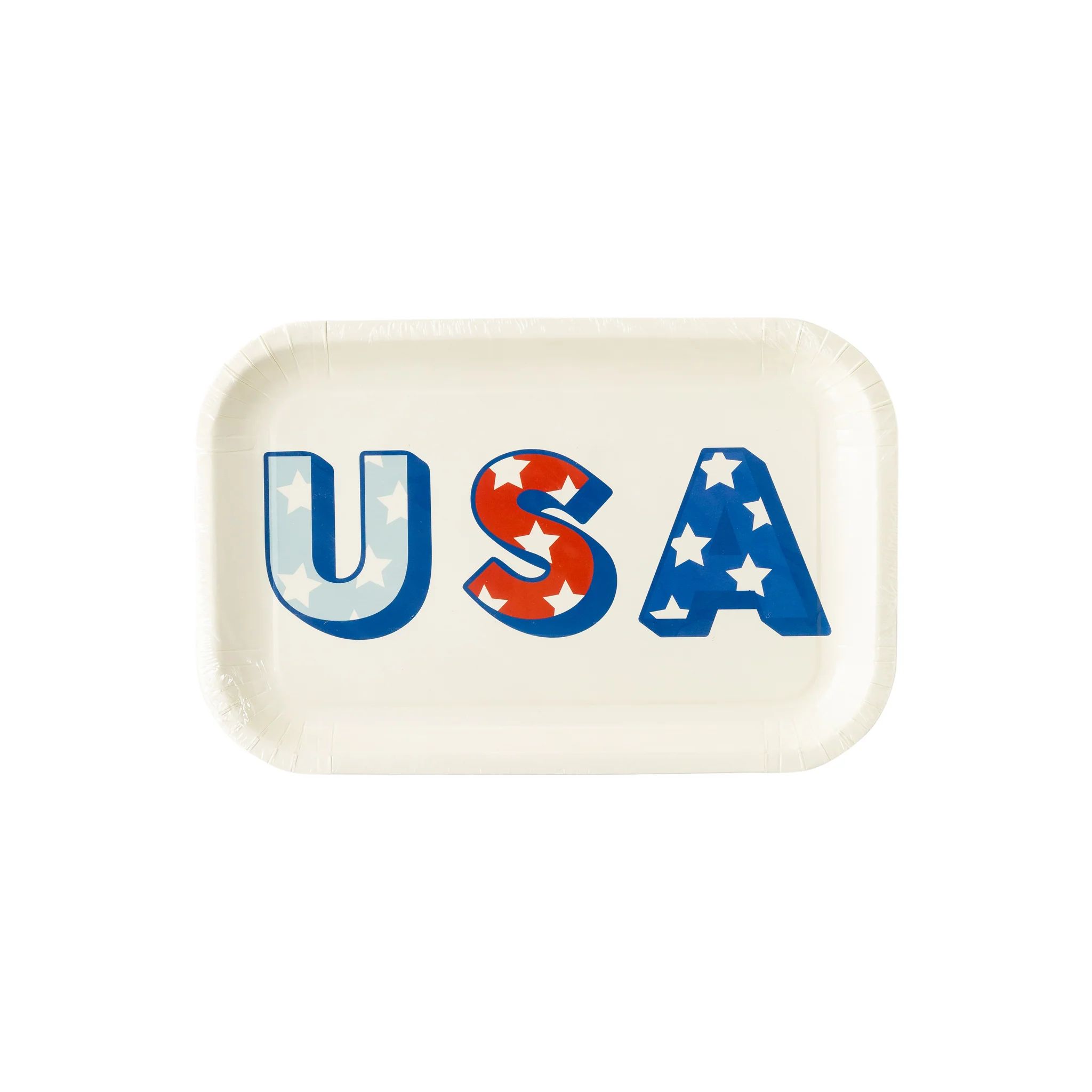 USA Shaped Paper Plate | My Mind's Eye