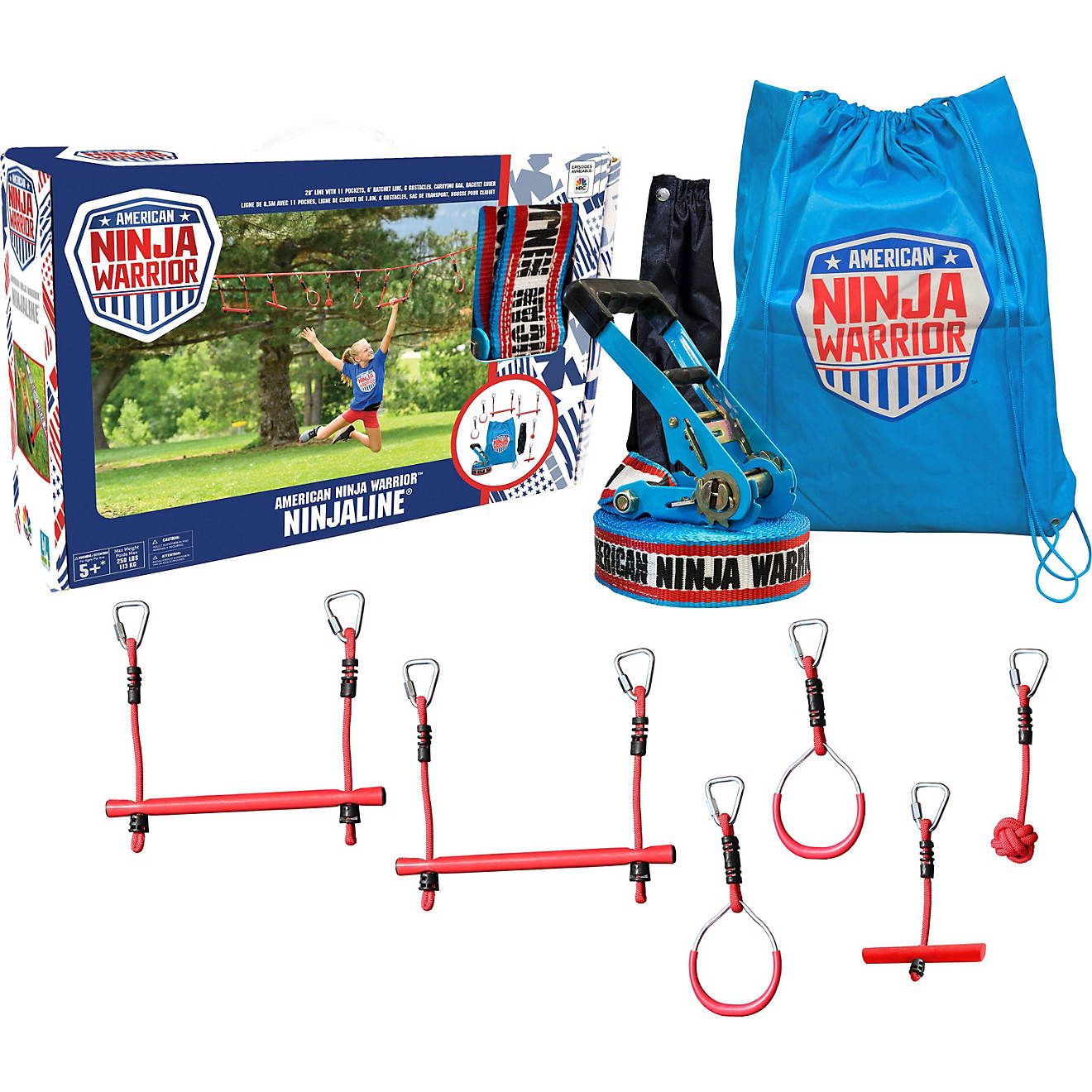 b4 Adventure American Ninja Warrior 34 ft Ninjaline Set | Academy Sports + Outdoor Affiliate