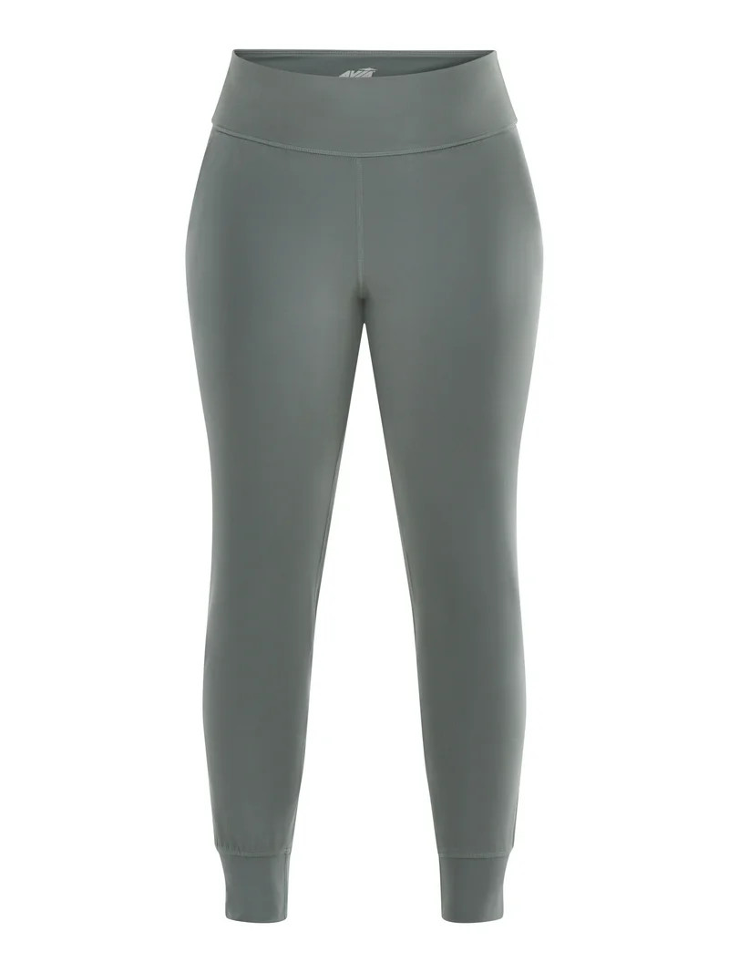 Avia Women's and Women's Plus SoftSculpt High-Rise Joggers with Side Pockets, Sizes XS-4X | Walmart (US)