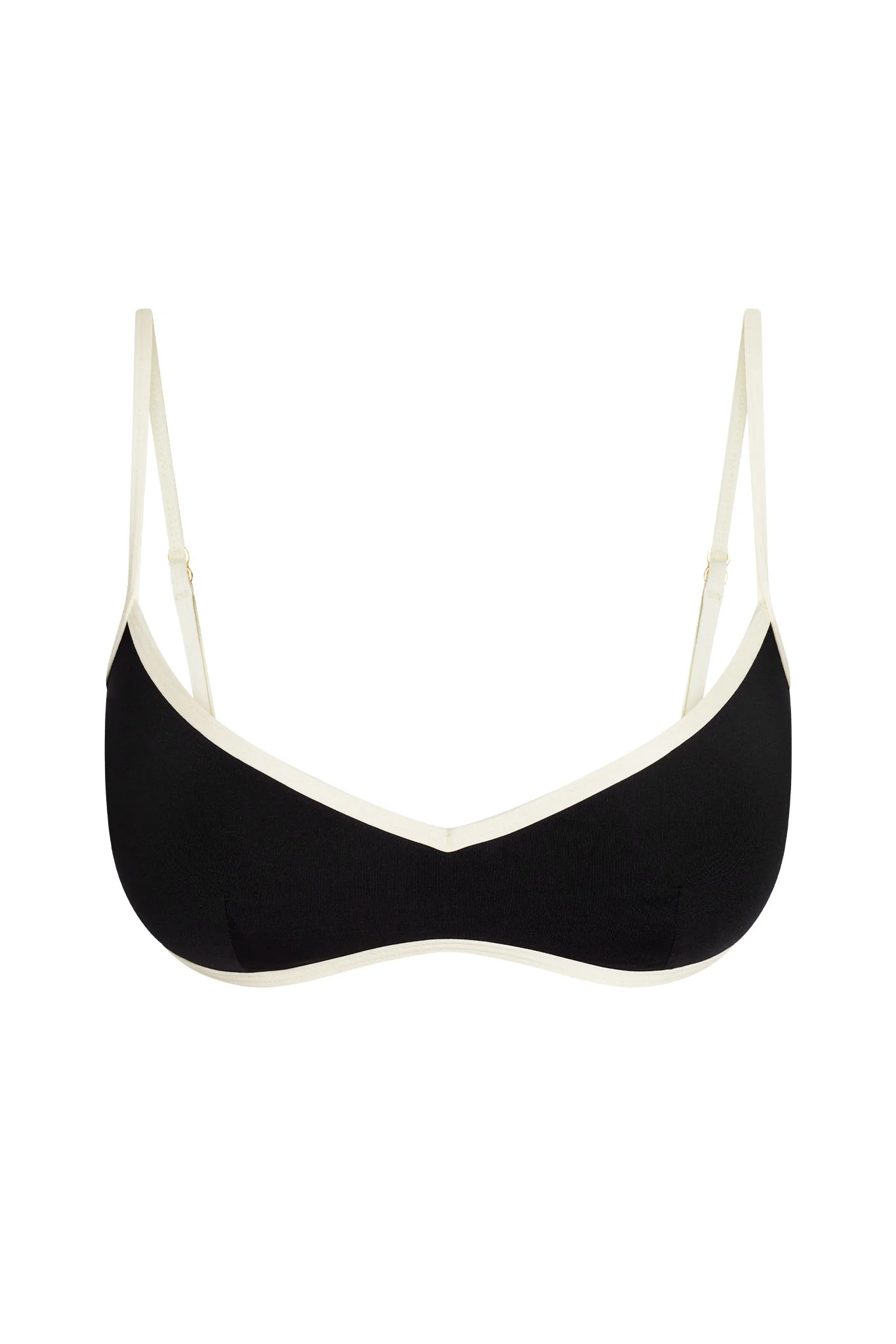 Ravello Top - Black/Ivory | Monday Swimwear