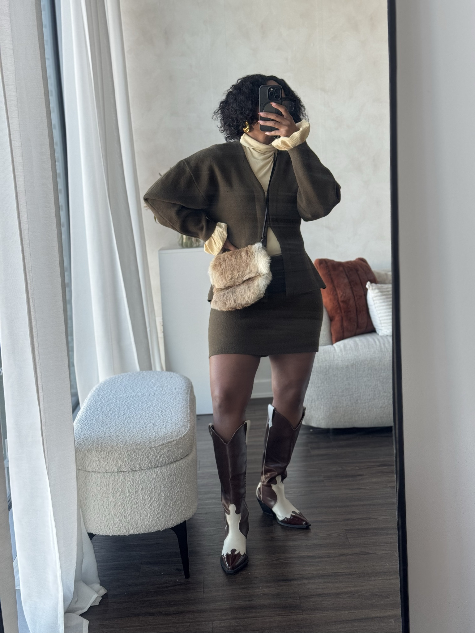 This knit set is a couple of seasons old from Zara but the star is my favorite got to.. the Wyatt top from the line by k. Even though it’s layered under the set.. the color and belled sleeve just brings this look together. This was definitely an outfit I felt great in! 
I’m wearing a medium .. I could technically do a small as it has stretch ! 

#LTKOver40 #LTKSeasonal #LTKootd