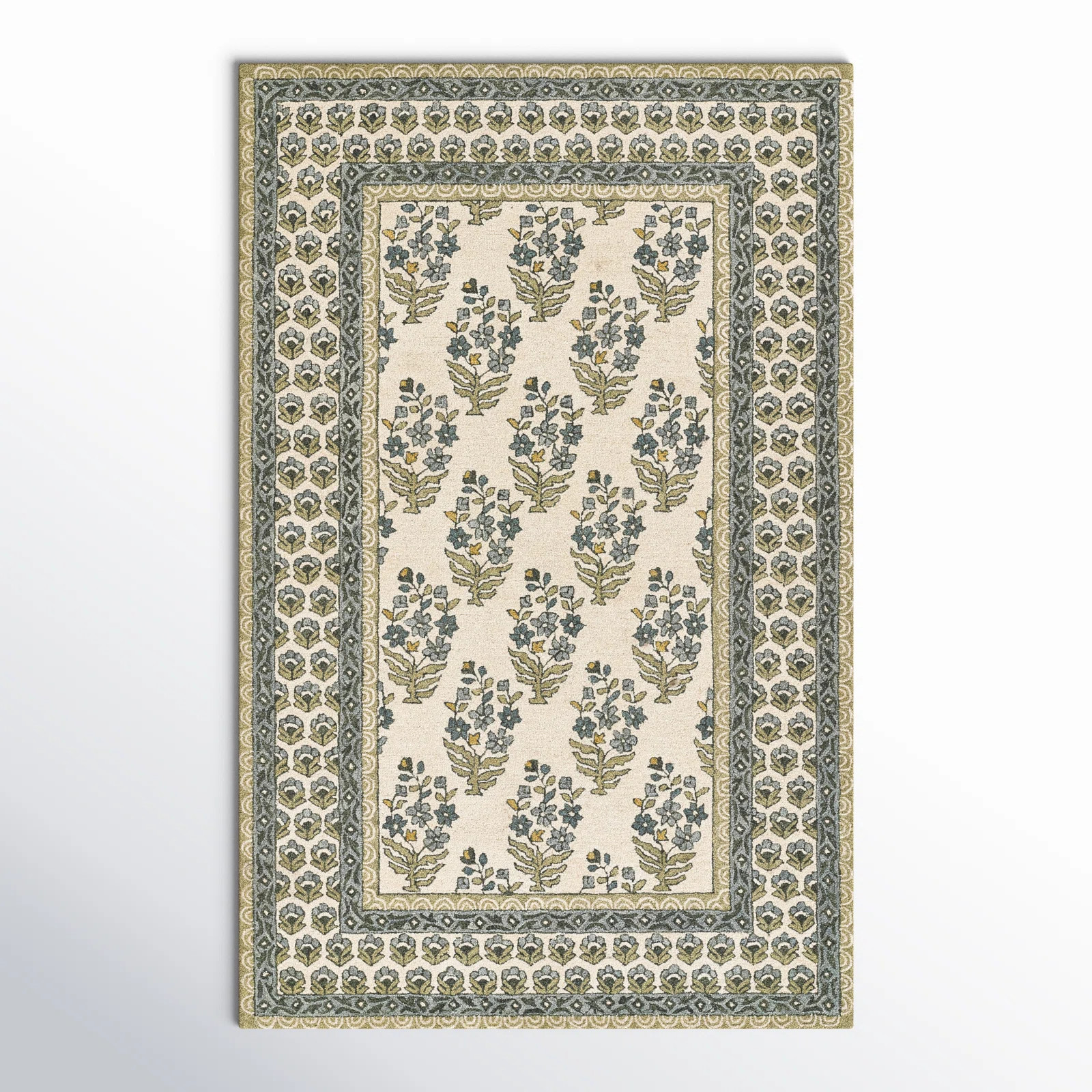 Alice Wool Floral Rug | Wayfair North America